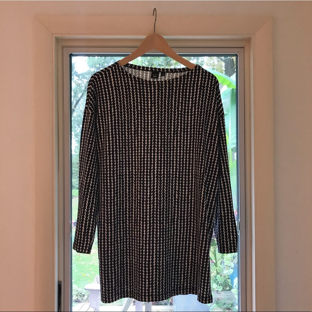 Marimekko for Uniqlo black and white tunic